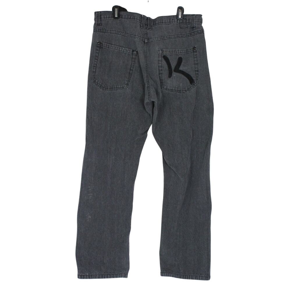 Vintage Karl Kani Jeans Mens 38x34 Baggy Hip Hop Y2K Embroidered Streetwear